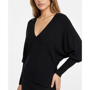 Express Design Studio Black Lightweight Top Women Size XS